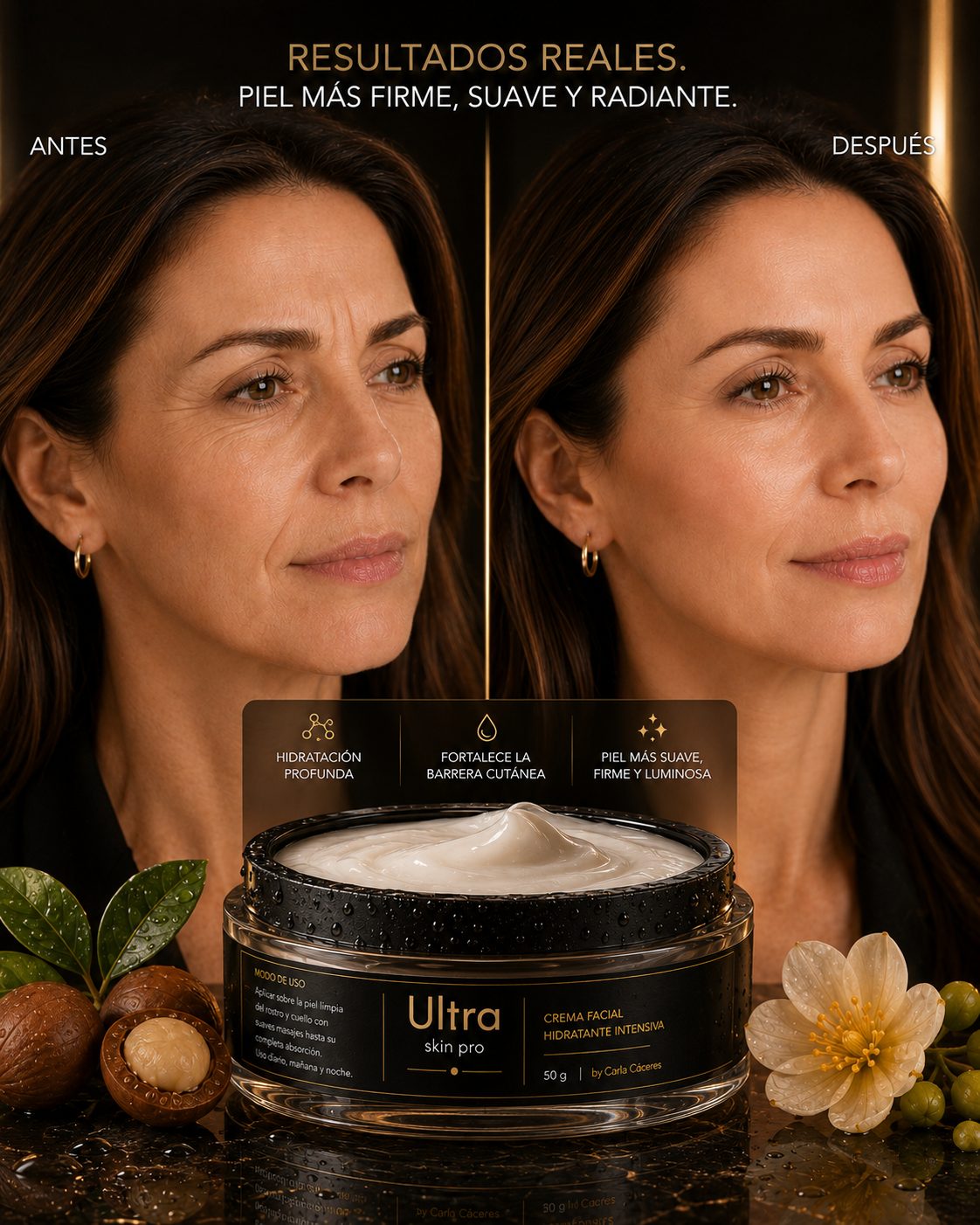 Ultra Skin Pro | Crema Facial Reafirmante y Regeneradora