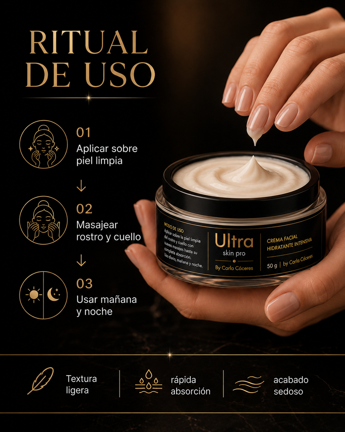Ultra Skin Pro | Crema Facial Reafirmante y Regeneradora